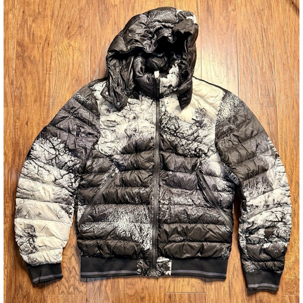 Lululemon Get Up Down Jacket Mens M Black And White Puffer